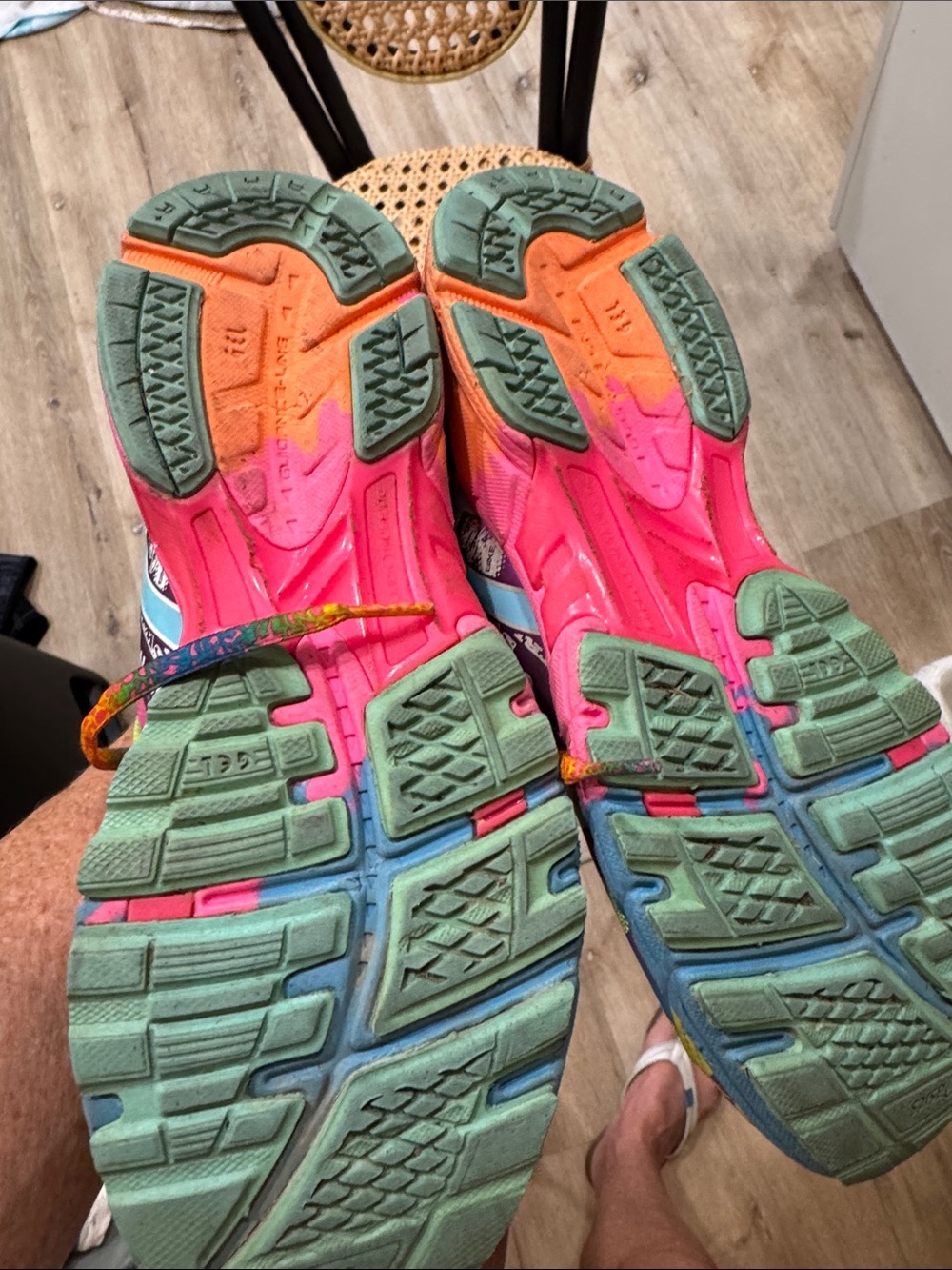 Asics Bright Multicolor Lace-Up Sneakers - Picture 3 of 4